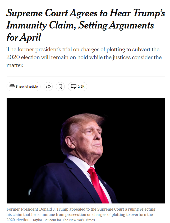 ZStadtfux's tweet photo. Es ist ja schon bemerkenswert. #Trump's Verteidigung beruht nicht darauf, dass er #unschuldig, sondern dass er bezüglich sämtliche Verbrechen #immun sei.
Das sagt ja schon alles, was man wissen muss. https://t.co/rDb3nkCpu9