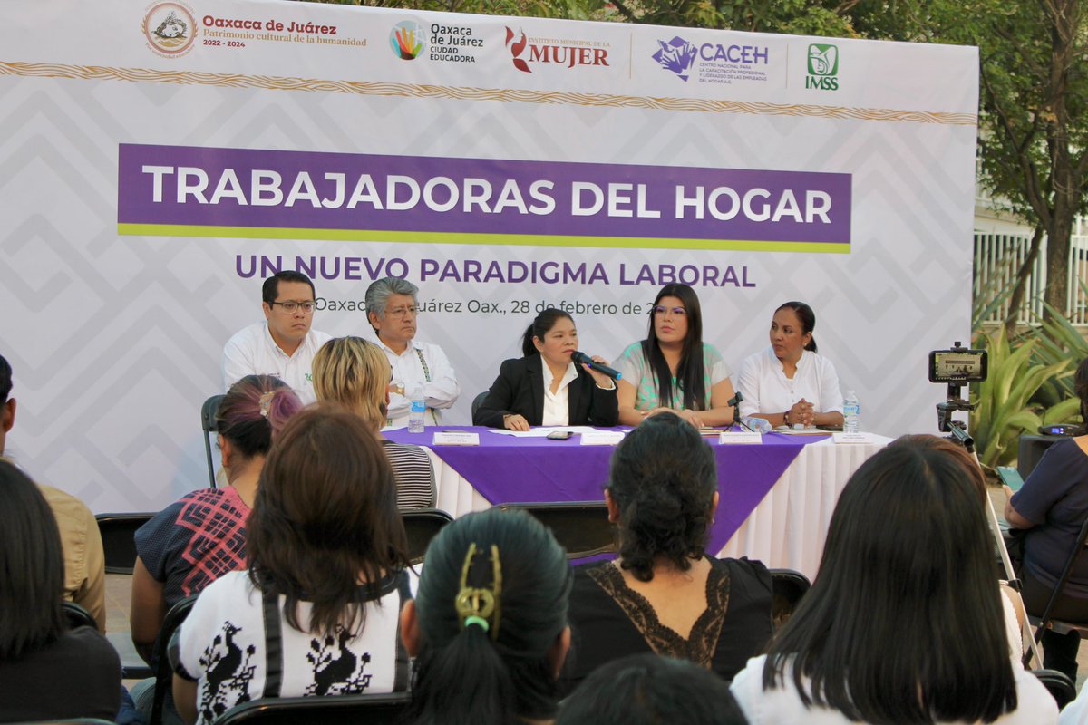 IMMOax's tweet photo. Foro Trabajadoras del hogar, un nuevo paradigma laboral.

#PorUnaCiudadEducadora https://t.co/wwlHsIZYWZ