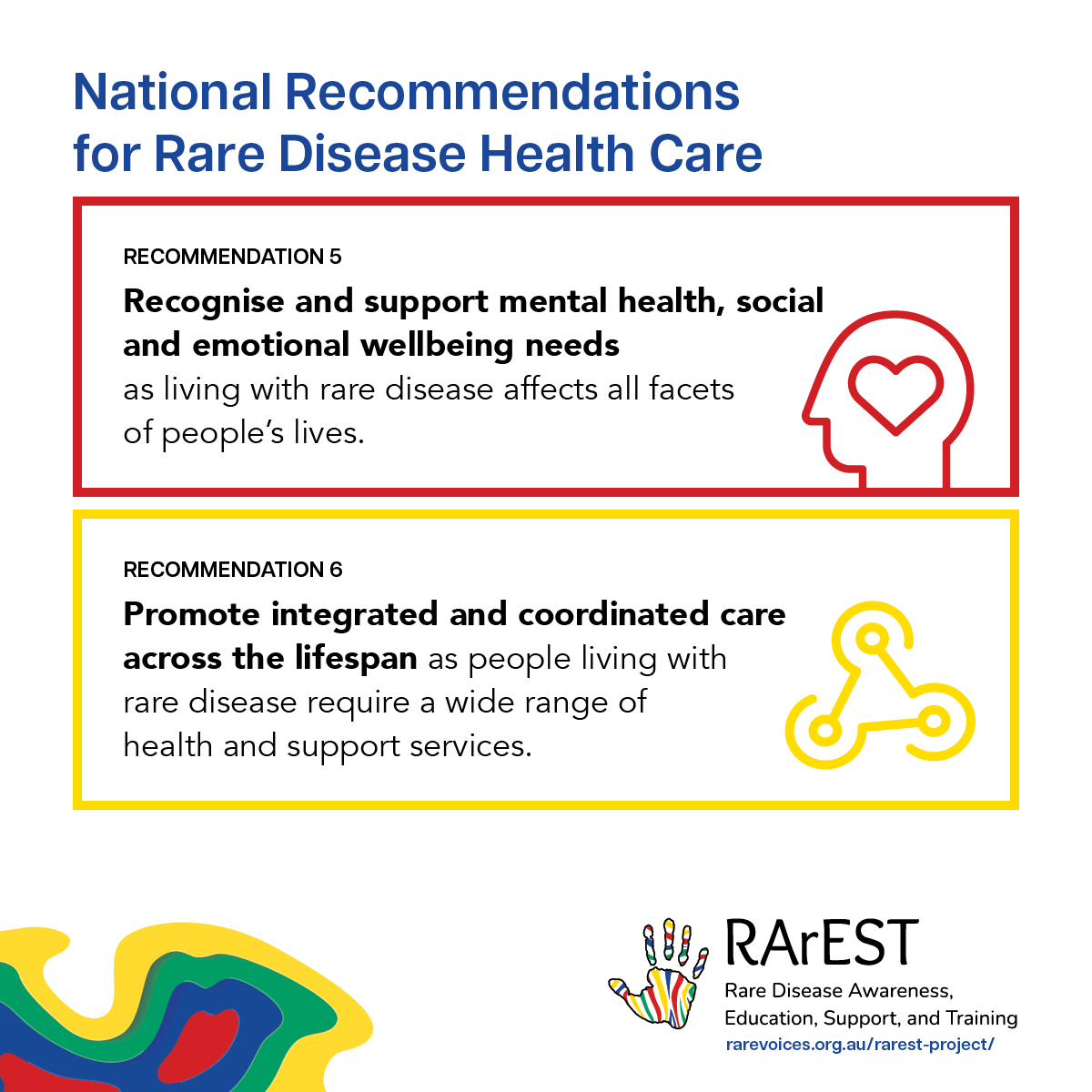 “The eight recommendations describe practical steps that Australian health professionals can take now to provide optimal care that aligns with the preferences and needs of people living with rare diseases,' says Dr Palmer (@emmagenetics).