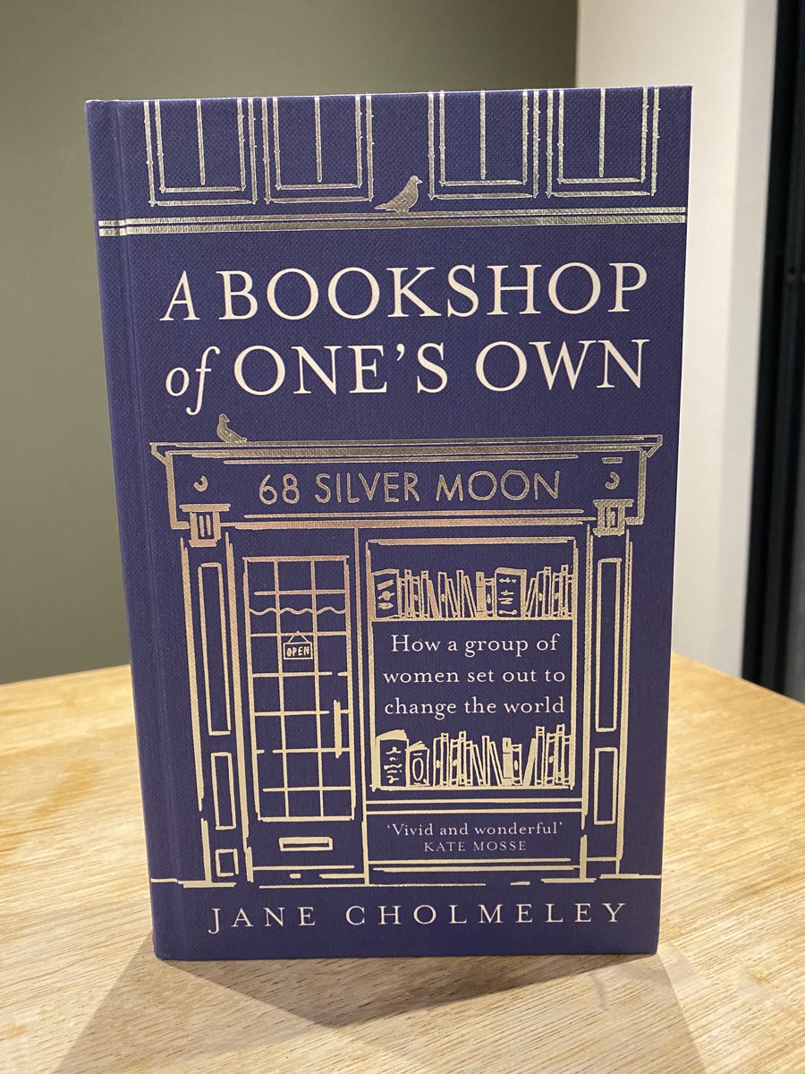 Happy publication day to Jane Cholmeley! A Bookshop of One's Own - her brilliantly written account of founding Silver Moon Women's Bookshop on Charing Cross Road in the era of Section 28, is out today and it's brilliant :)