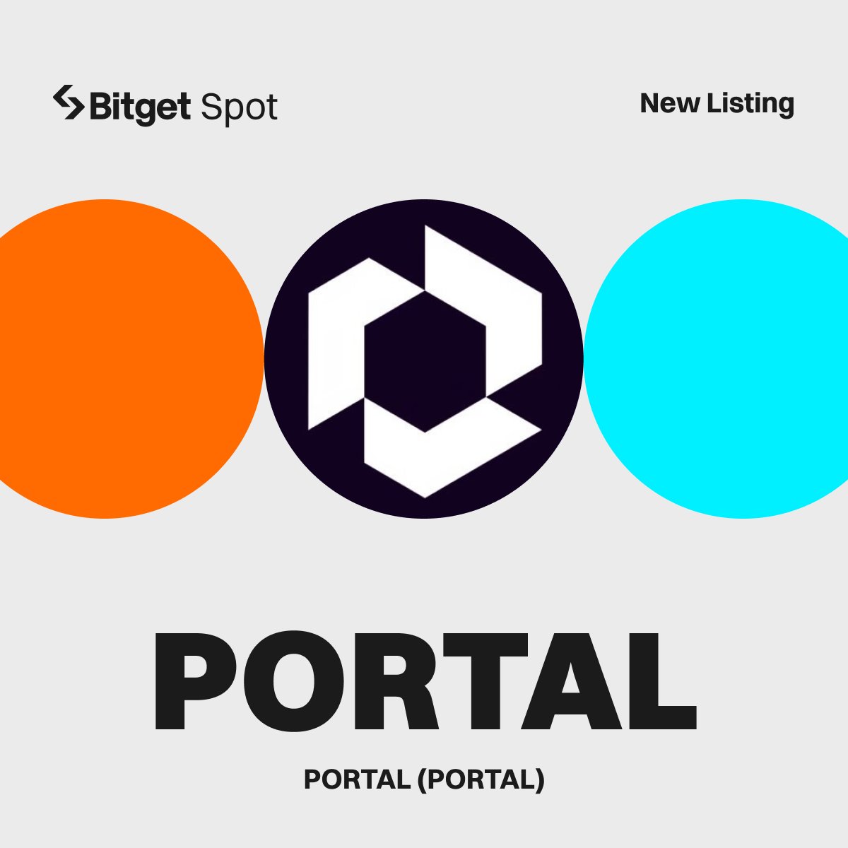 bitget's tweet photo. 📢 New Listing @Portalcoin

#Bitget will list $PORTAL/USDT with $31,000 worth of PORTAL up for grabs!

- Deposit: opened
- Trading starts: 10:00, Feb 29 (UTC)

🎁 A total $100 #giveaway for 10 members
✅ Follow, repost &amp; tag 3 friends!
➡️ Join https://t.co/oMWLIZN1Lo