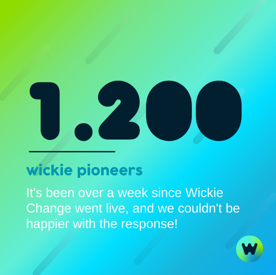 wickie_io's tweet photo. 🚀 We've been thrilled to see how our platform is making a difference in your lives. 💬 Drop your thoughts in the comments below and let us know how much you're loving Wickie Change! Your feedback means the world to us. ❤️
Register now! Link in bio.
#WickieChange https://t.co/oe2wH6CN7g