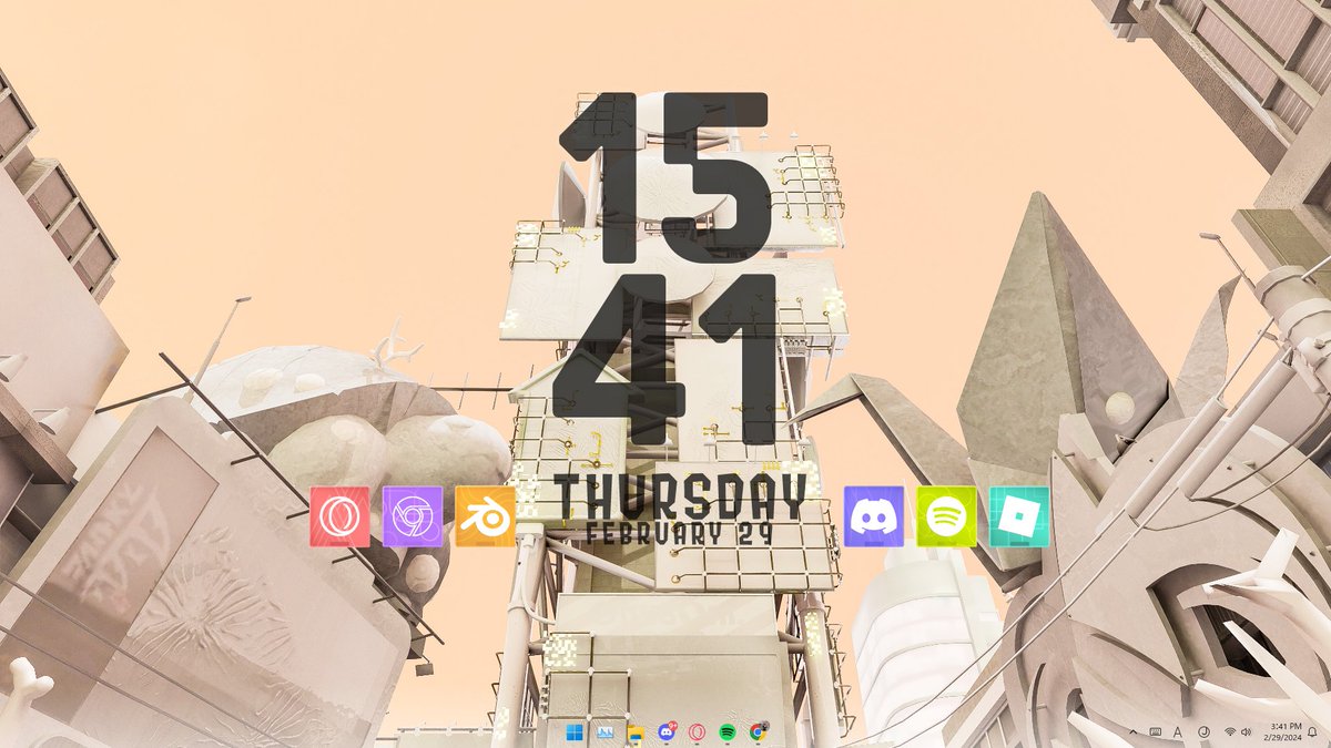 1kareta1ka's tweet image. デスクトップ✨

#Splatoon #Blender3d #Rainmeter