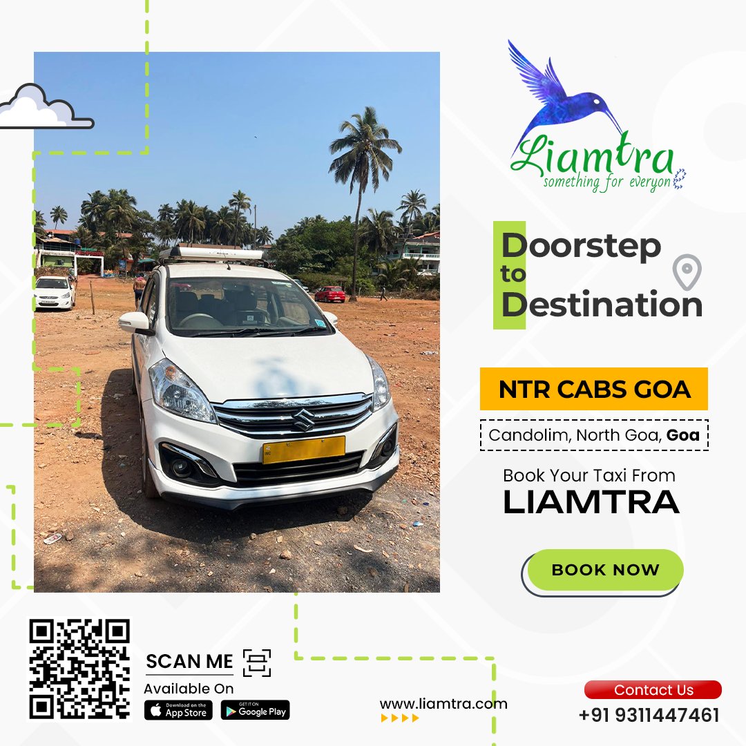Want to explore the exotic beauty of Goa? Book your comfort ride and enjoy your tour hassle-free. 

#ExoticGoa #GoaExploration #ComfortRide #HassleFreeTravel #GoaTour #ExploreGoa #GoaBeauty #TravelComfort #GoaAdventure #BookYourRide #BookWithLiamtra