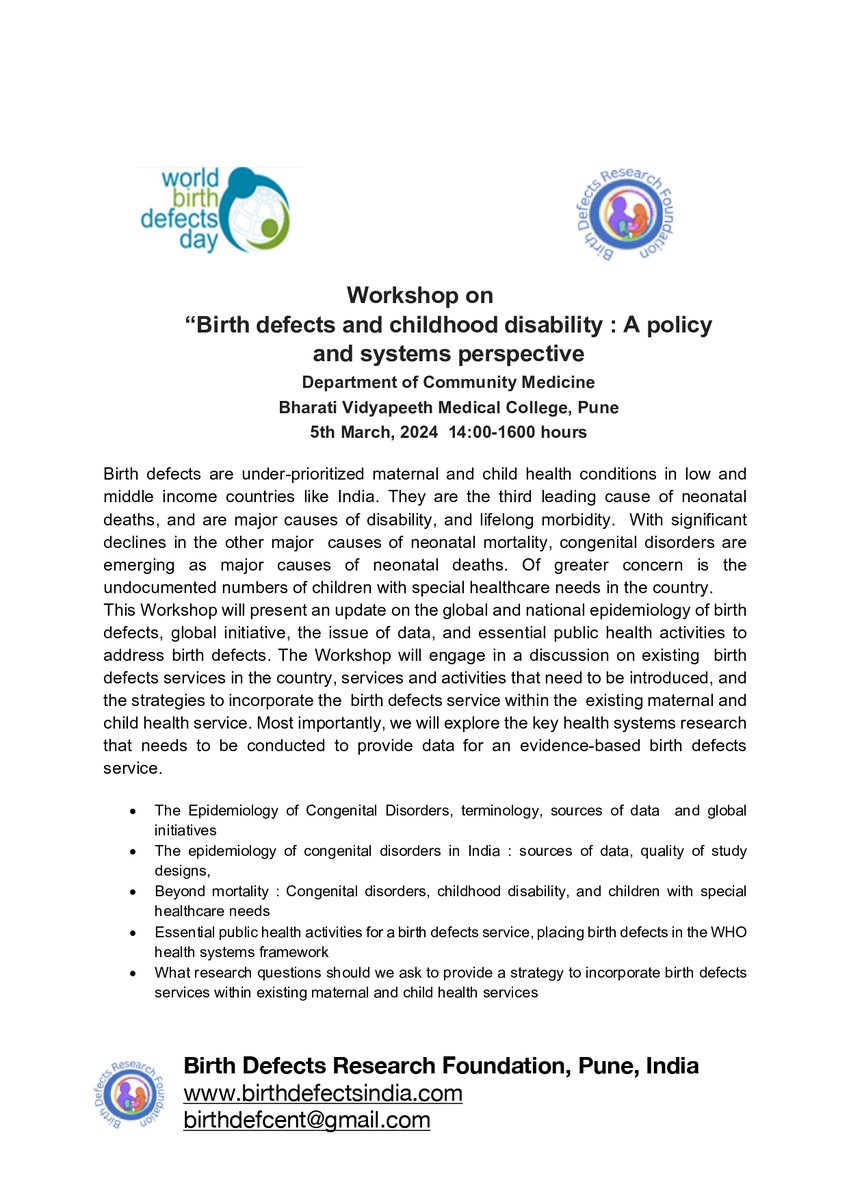 Anita Kar (@kar_anita) on Twitter photo World Birth Defects Day-- health systems and policy research ! What are the components of and what research is needed to integrate a birth defects service within LMIC maternal and child health services ? <a href="/ABanerjeeWHO/">Anshu Banerjee</a> <a href="/docsheikh/">Kabir Sheikh</a> <a href="/SalimahWalani/">Salimah Walani سلیمہ ؤالانی</a> <a href="/bzheleva/">Bistra Zheleva 🫀❤️</a> <a href="/GlobalBirthDfx/">Global Birth Defects</a> World Birth Defects Day-- health systems and policy research ! What are the components of and what research is needed to integrate a birth defects service within LMIC maternal and child health services ? <a href="/ABanerjeeWHO/">Anshu Banerjee</a> <a href="/docsheikh/">Kabir Sheikh</a> <a href="/SalimahWalani/">Salimah Walani سلیمہ ؤالانی</a> <a href="/bzheleva/">Bistra Zheleva 🫀❤️</a> <a href="/GlobalBirthDfx/">Global Birth Defects</a>