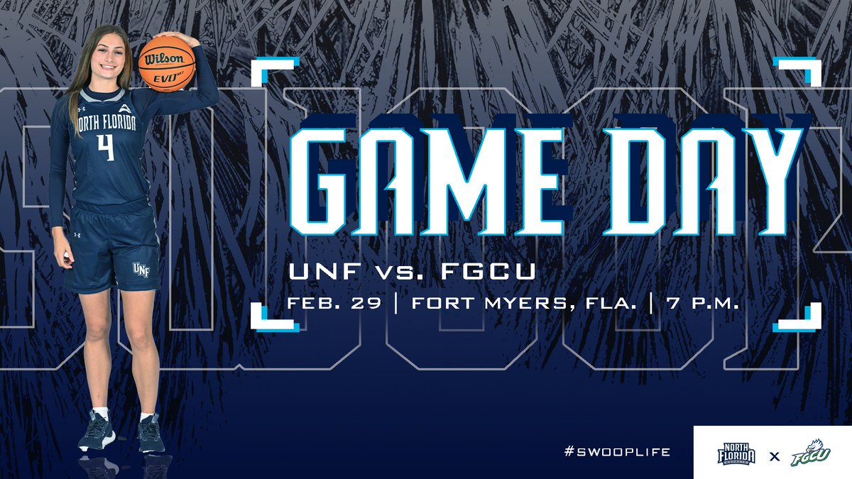 🏀 GAME DAY 🆚 FGCU 📍 Fort Myers, Fla. ⌚️ 7 p.m. 📊 bit.ly/42VIxxU 💻 bit.ly/42TyY2x #SWOOP