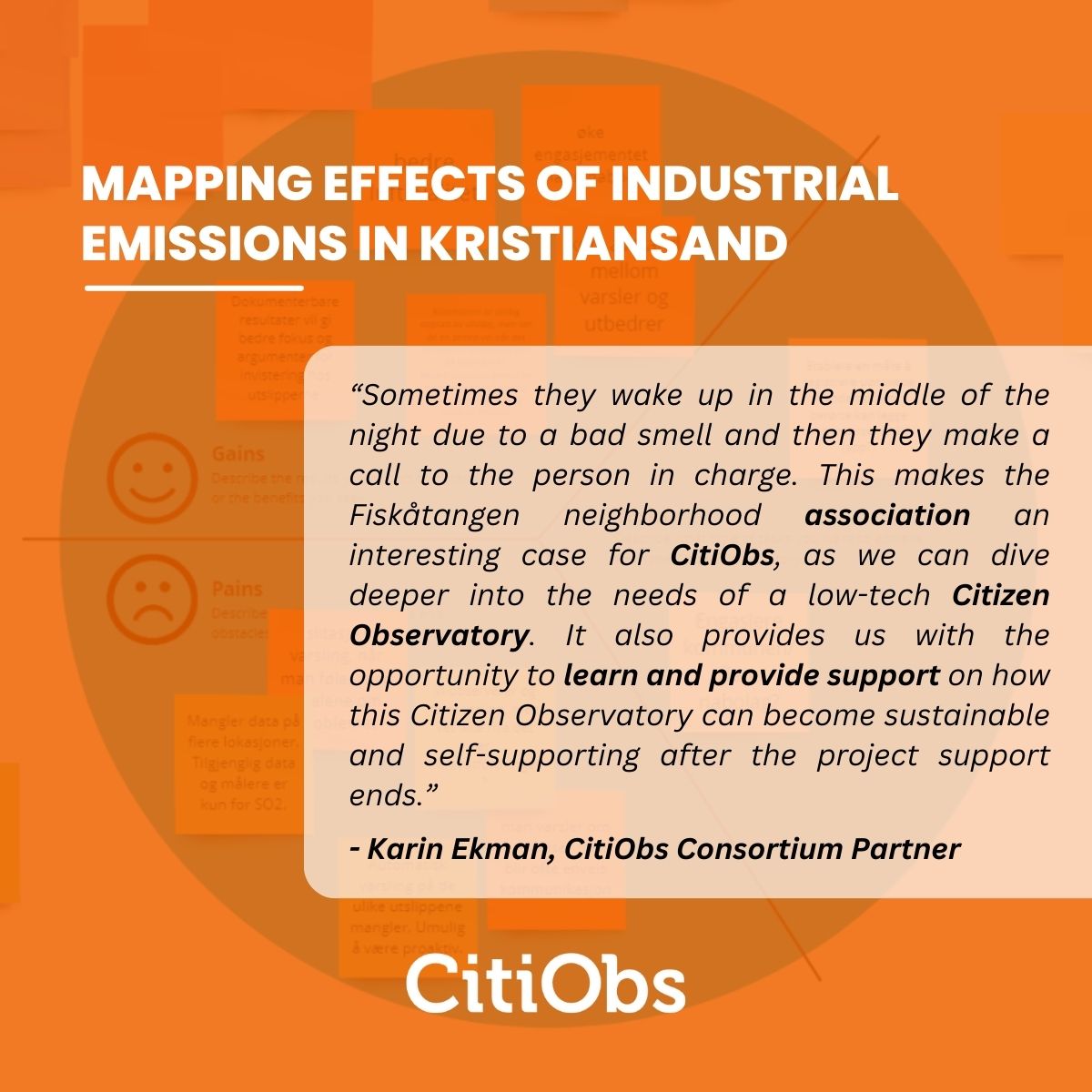 🌍Karin Ekman & residents of Kristiansand, came together for a transformative CitiObs Mutual Learning Workshop. 🌱🏭 Shared accomplishments and aspirations! #Frontrunners #CitizenObservatories Read More 👉 tinyurl.com/yu8hn6t2 As posted on mastodon.social/@citiobs