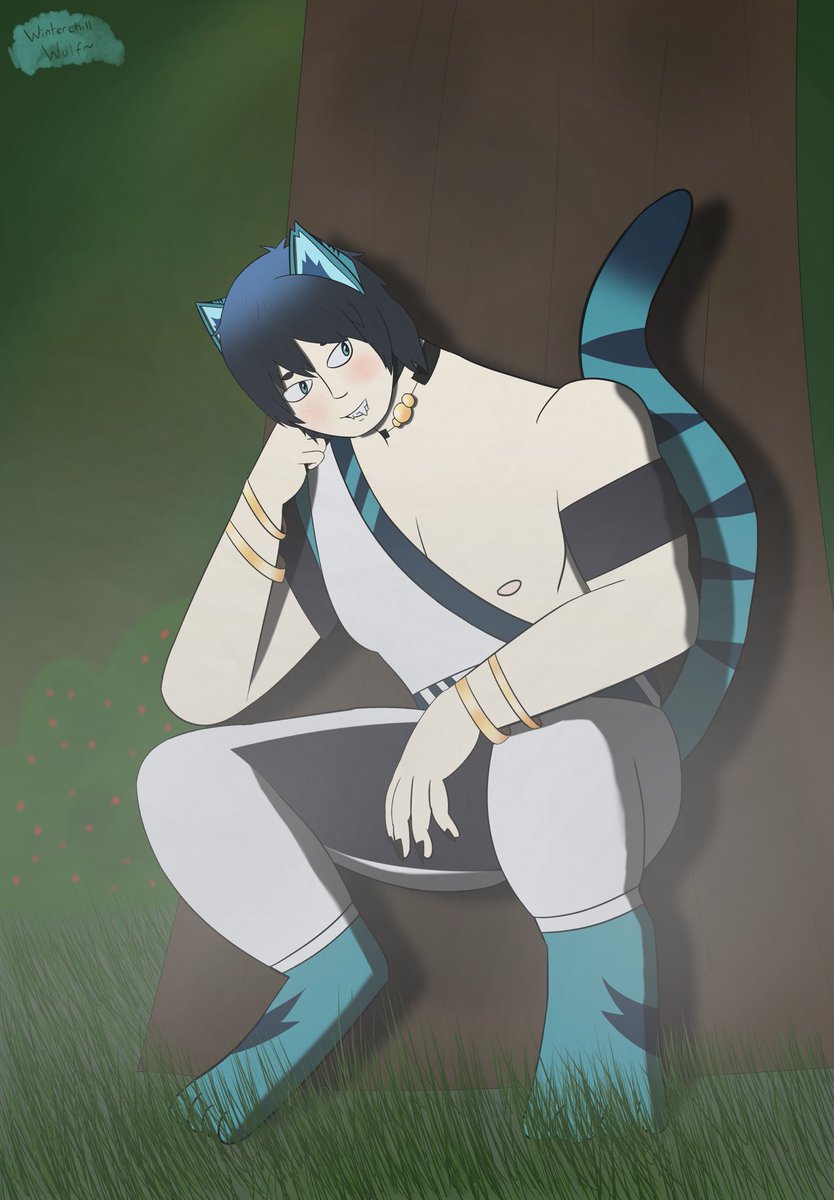 WinterchillWolf's tweet photo. Is it obvious I have a favorite OC,, https://t.co/ZOgM9RoDeI