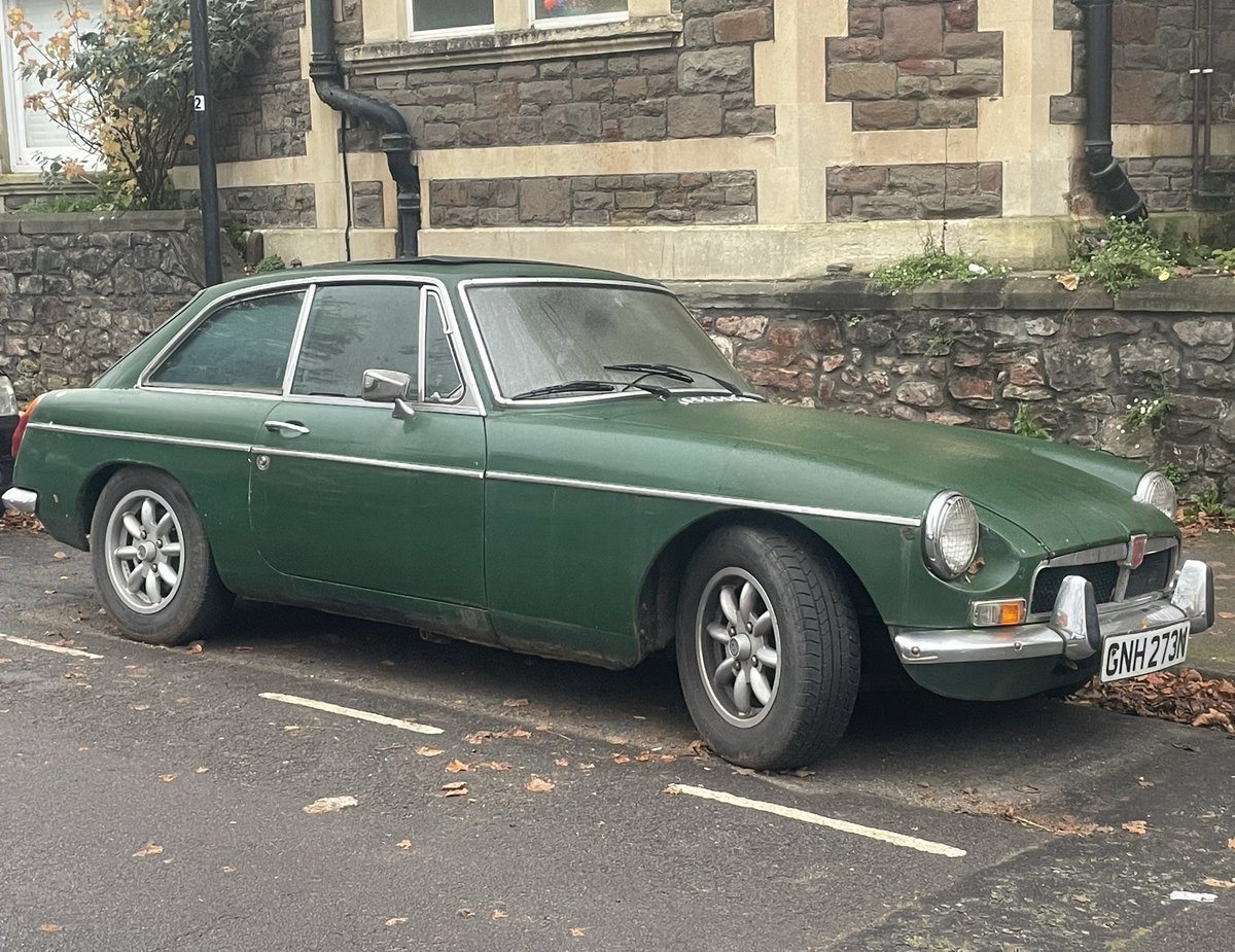 This car will be 50 years old in a few months time! Parked up on a street a couple of months back was this 1974 #mg #mgb #mgbgt These were designed by @automobilipininfarinaofficial and produced between 1965 and 1980, so this one is almost a mid-life car.
