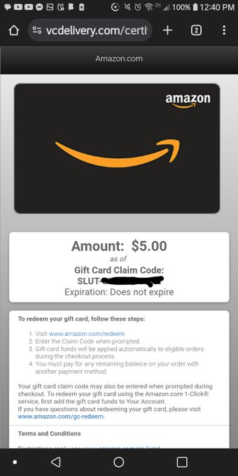 Instagram &amp; Facebook already saw this but look at what this gift card called me. https://t.co/aQLC5b<a href="/tag/theredstateriseofthedeathpact"class="tags"><span>#theredstateriseofthedeathpact</span></a>