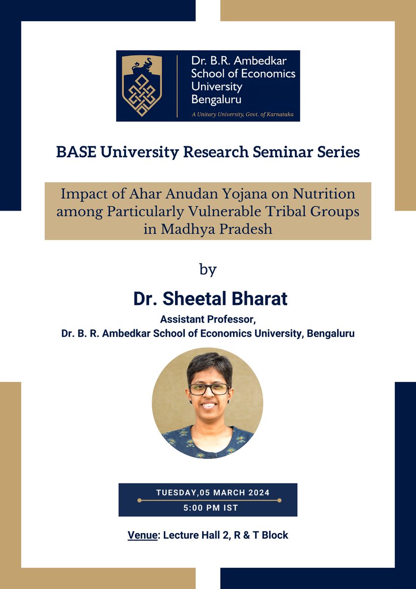 Dr. B R Ambedkar School of Economics University tweet media