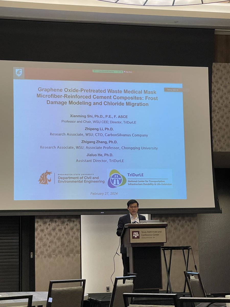 InfraDurability's tweet image. A productive symposium for infrastructure durability, decarbonization, and resilience.
​@TriDurLE #National #UTC
​#PeerExchange #TAMU