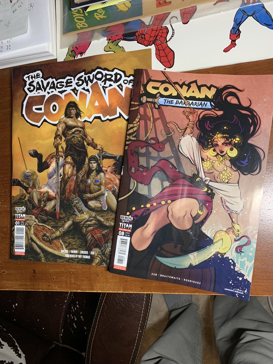 By Crom!!! What a great day to be at the local comic shop. #Conan #SavageSwordOfConan 
Guess what I’m reading tomorrow.