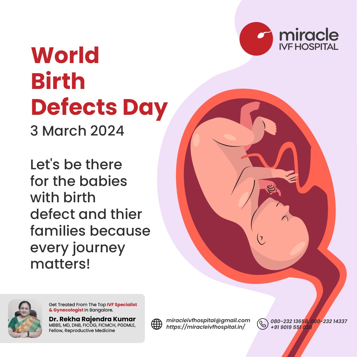 miracle_ivf's tweet photo. This World Birth Defects Day, let's stand together to raise awareness and support for babies and families affected by birth defects.

#worldbirthdefectday #birthdefects #miracleivf #miracleivfhospital #miracles #birthdefectday https://t.co/SR4KXGDuD6