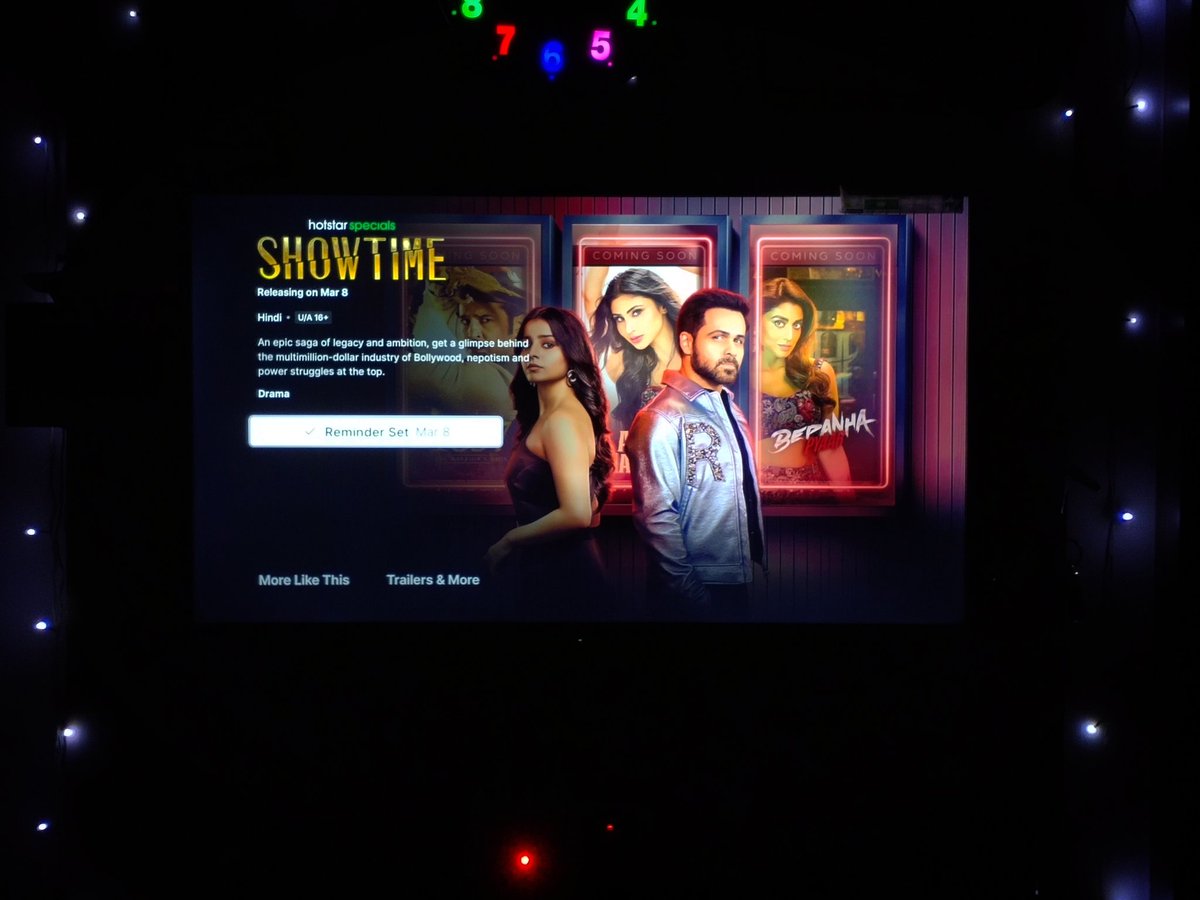 Reminder Added ✅ for #hotstarSpecial #Showtime @DisneyPlusHS can't wait to watch @emraanhashmi on ott again 🤩 @MahimaMakwana_ @RoyMouni @RK1610IsMe @shriya1109 @ActorVijayRaaz @Dharmatic_ @KaranJohar @apoorvamehta18 #NaseeruddinShah