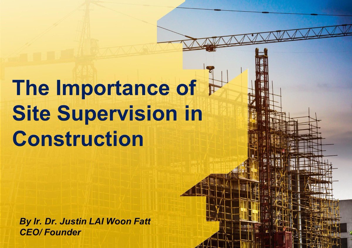 IPMEnquiry's tweet photo. π΄ THE IMPORTANCE OF SITE SUPERVISION IN CONSTRUCTION
π¨βπ» Author: Ir. Dr. Justin LAI Woon Fatt | 27 February, 2023
π» Website Link:
https://t.co/pOiDBsffJA
#ResidentArchitect #ResidentEngineer #SiteEngineer #InspectorofWorks #IOW #BuildingConstruction #ConstructionSupervision https://t.co/UrclLYbSyQ