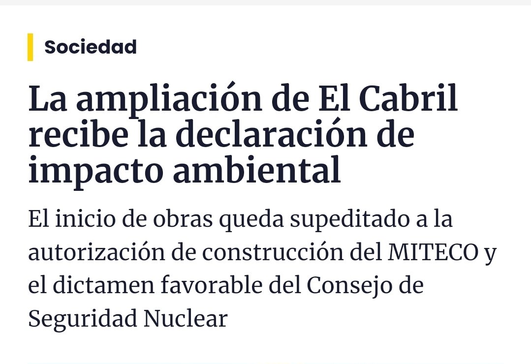 El gobierno de PSOE-Sumar ha publicado hoy el OK a la ampliación del cementerio nuclear de El Cabril (Córdoba). Ya no es 28F. Ya podemos seguir siendo un vertedero. Viva Andalucía y todo eso.