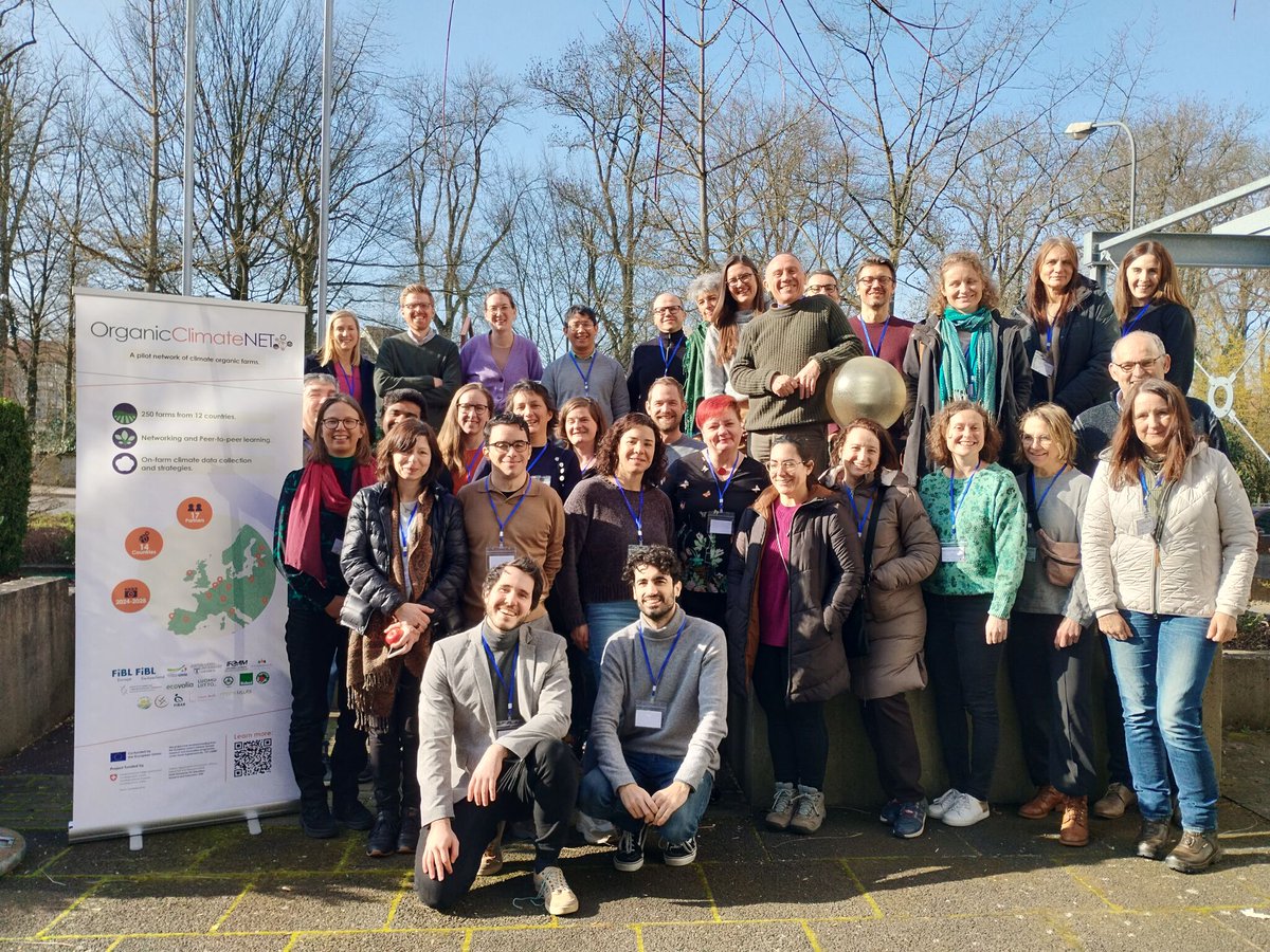 📌 Meet the partners in the #OrganicClimateNET consortium!

@fiblorg @InstitutElevage @jlugiessen @ifoamorganics @innovarum_ @Ecovalia @Luomuliitto @IrishOrganicA @bioland_de @LLKC_lv @FondazioneFirab @LouisBolk