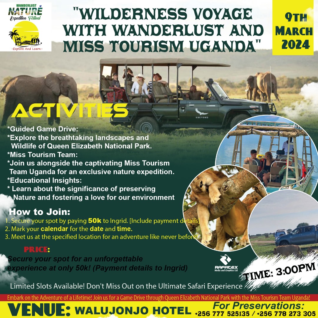 We're exploring Ankole to it's depth🙃Mark your calendar, let's Join and learn more about preserving nature👍😁