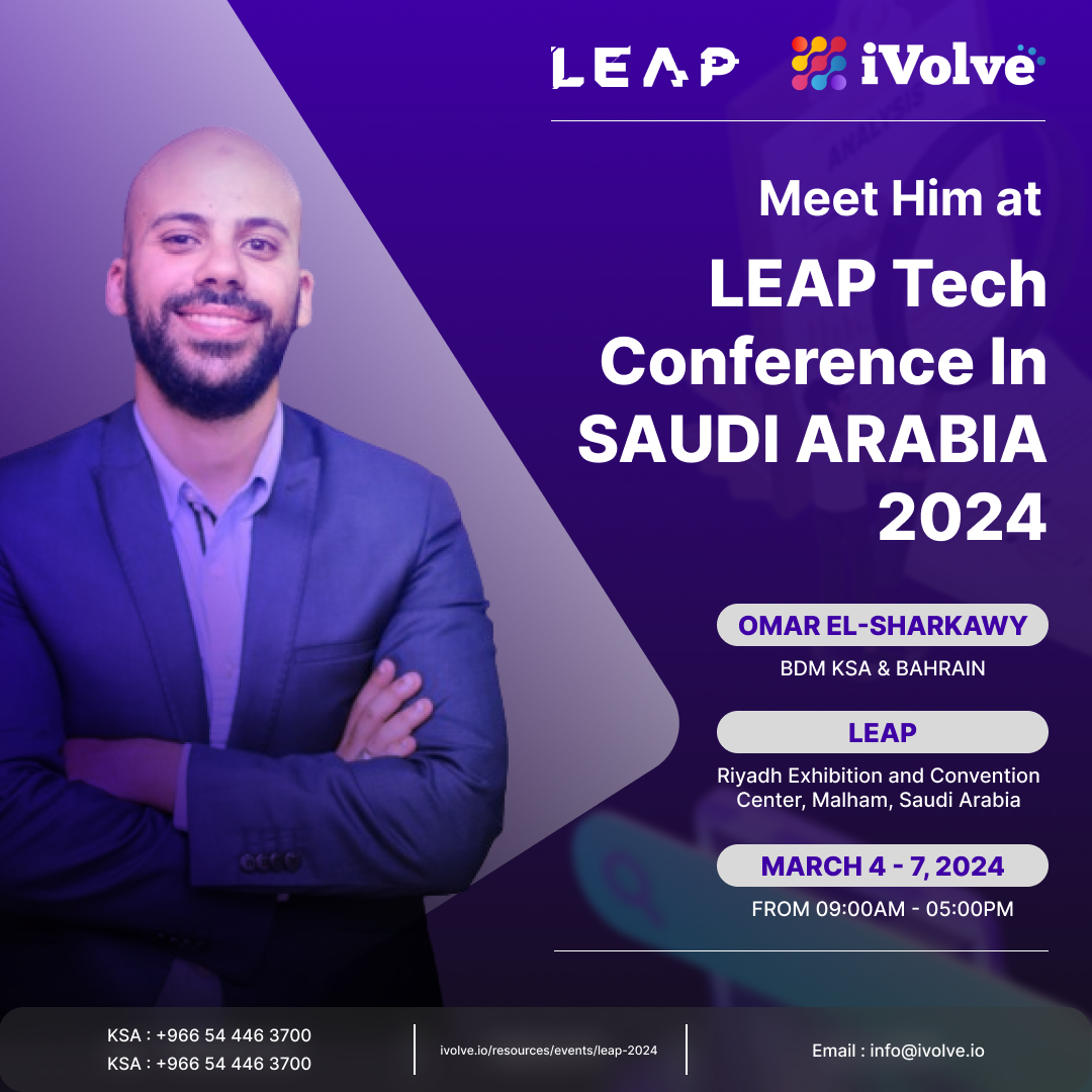 iVolvetech's tweet image. Excited to share that our BDM for KSA &amp;amp; Bahrain, Omar ElsharQawy, will be attending @LEAPandInnovate

Join Omar ElsharQawy at Hall 5, Booth H5.I18, discussing how our cloud solutions drive your digital transformation journey.

Book Your Slot: ivolve.io/resources/even…

#LEAP24