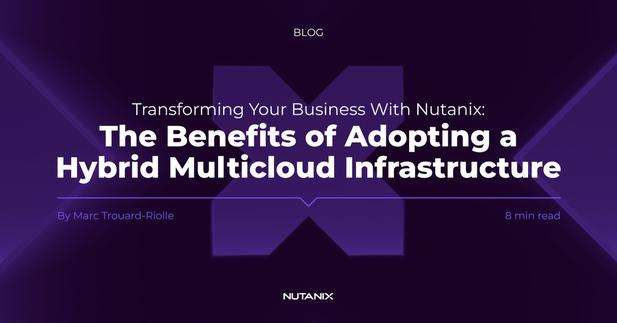Neue Geschäftsinitiativen erfordern oft eine strategische Einbindung der IT. Mit der Nutanix Cloud Platform können Sie Ressourcen über mehrere Clouds hinweg nutzen und so die IT-Effizienz und die allgemeine Unternehmensproduktivität steigern oal.lu/JI35V