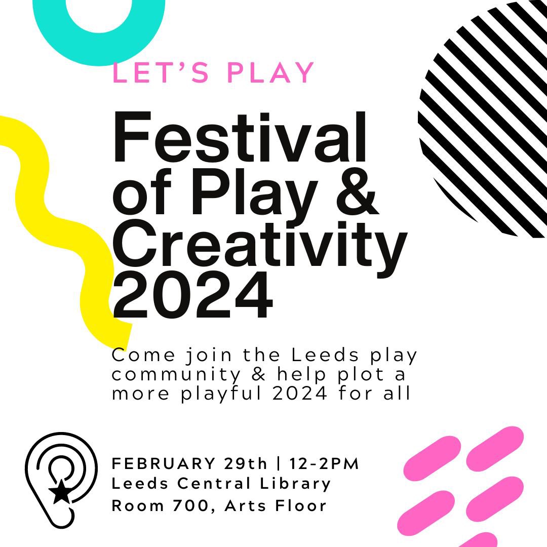 Our wee group of instigators are excited for the first community meet up today at @leedslibraries where we’re plotting & hatching a Festival of Play & Creativity for October 2024. @LeedsPlay @Child_Leeds @addjusting @LS14Trust @edleeds @frangraham @ActiveLeeds Jo, Steph, Katie