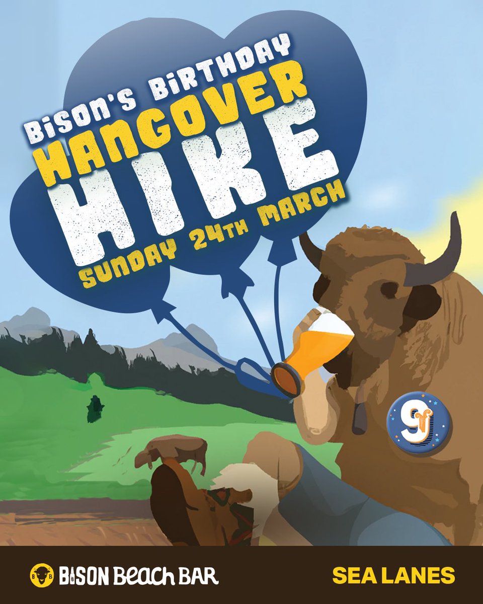 Bison 9th bday plans 🎈