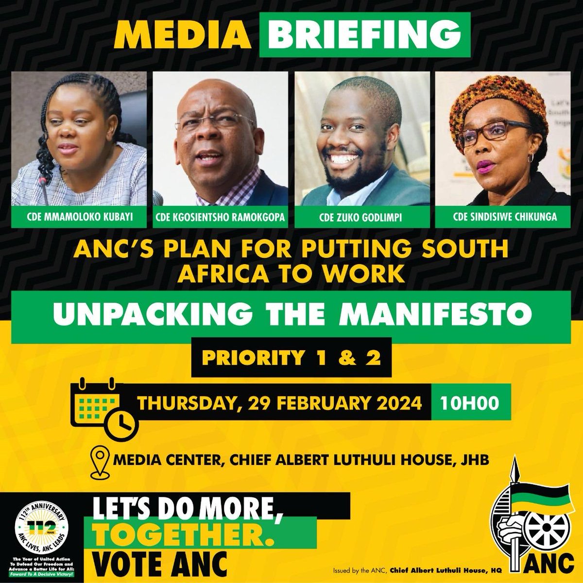 #ANCManifesto #VoteANC
