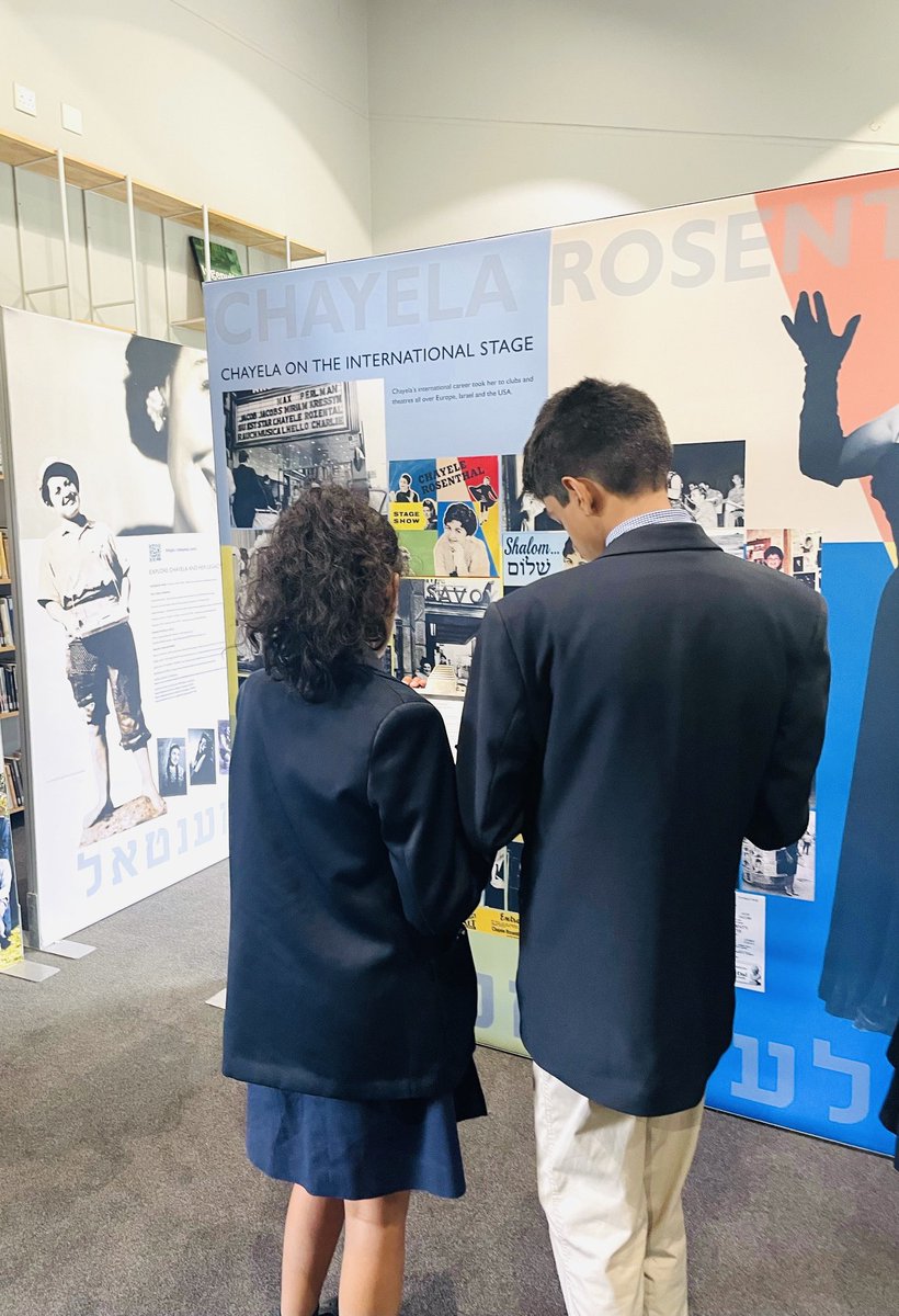 dbnholocaust's tweet photo. Grade 9 students from Curro Heritage House displayed immense enthusiasm as they engaged with our latest temporary exhibition, Chayela Rosenthal Wunderkind of the Vilna ghetto theatre🎭.

“This tour made me want to become a better person.” -Curro Heritage house Grade 9 learner https://t.co/en577DgNpJ