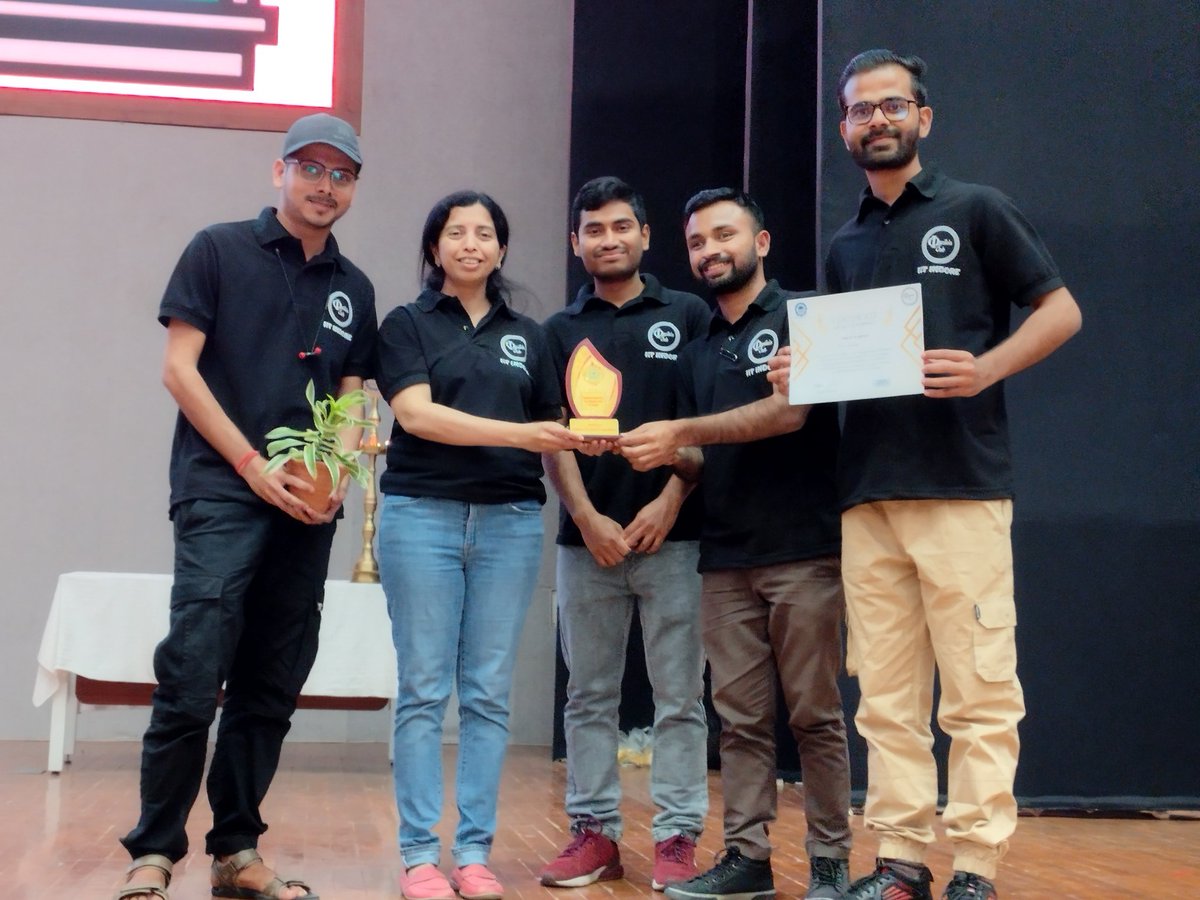 Love__Bansal's tweet photo. I am happy to share that our team got #first #prize for science model based on Hydraulic press, Piezoelectric phenomenon, and Newton's Laws on National science day (#NationalScienceDay ) celebrated at @IITIOfficial by Physics club, department of physics. https://t.co/NIWYqLcUiF