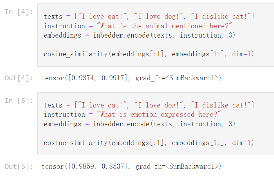 LetianPeng's tweet photo. As a boss, you want to cluster topics that people care about but your embedder does it on opinions?  

To analyze your texts smartly, check our new instruction-following embedder: InBedder!

⭐Star our repo to support us: https://t.co/zo2fH1e8fn
📄Paper: https://t.co/ix4J2rQ2L9 https://t.co/8aOfms8bFk