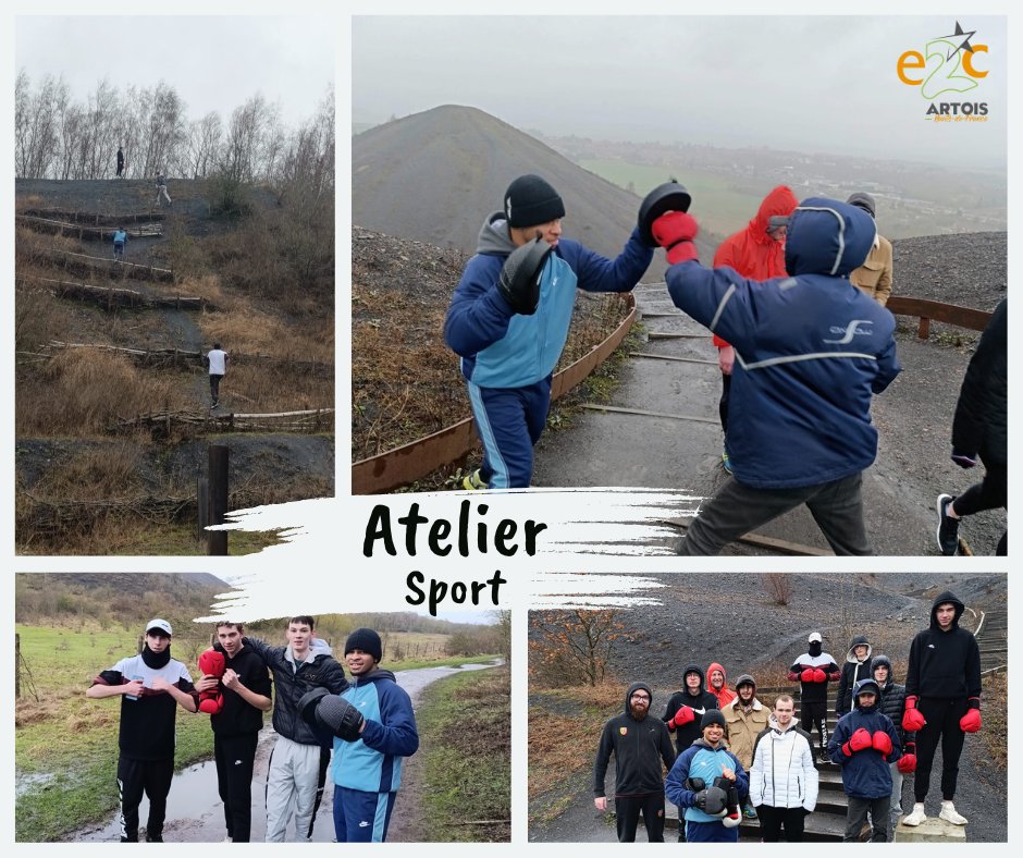 Le courage et la détermination ont été mis à l'honneur. Au cœur d'une randonnée de 10 km, suivie d'une ascension du terril d'Haillicourt comptant 389 marches, puis d'une session de boxe, les jeunes ont véritablement surpassé leurs limites. #générationmotivée #sport #e2cartois