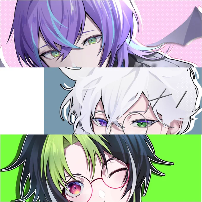 あと3人描いて横にずらっと並べたい…描くイラストの枚数分分身して同時進行したいです 