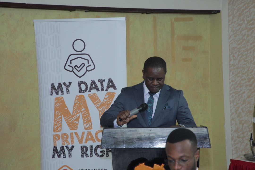 UnwantedWitness's tweet photo. #HappeningNow at Hotel Africana, our first meeting between Data Protection Officers (DPOs) and the Data Protection Regulator @pdpoUG discussing findings of the 3rd edition of the #privacyScorecard report.

📌📌If you must collect it, You must protect it 
#PrivacyMatters https://t.co/e31b9wlu6l