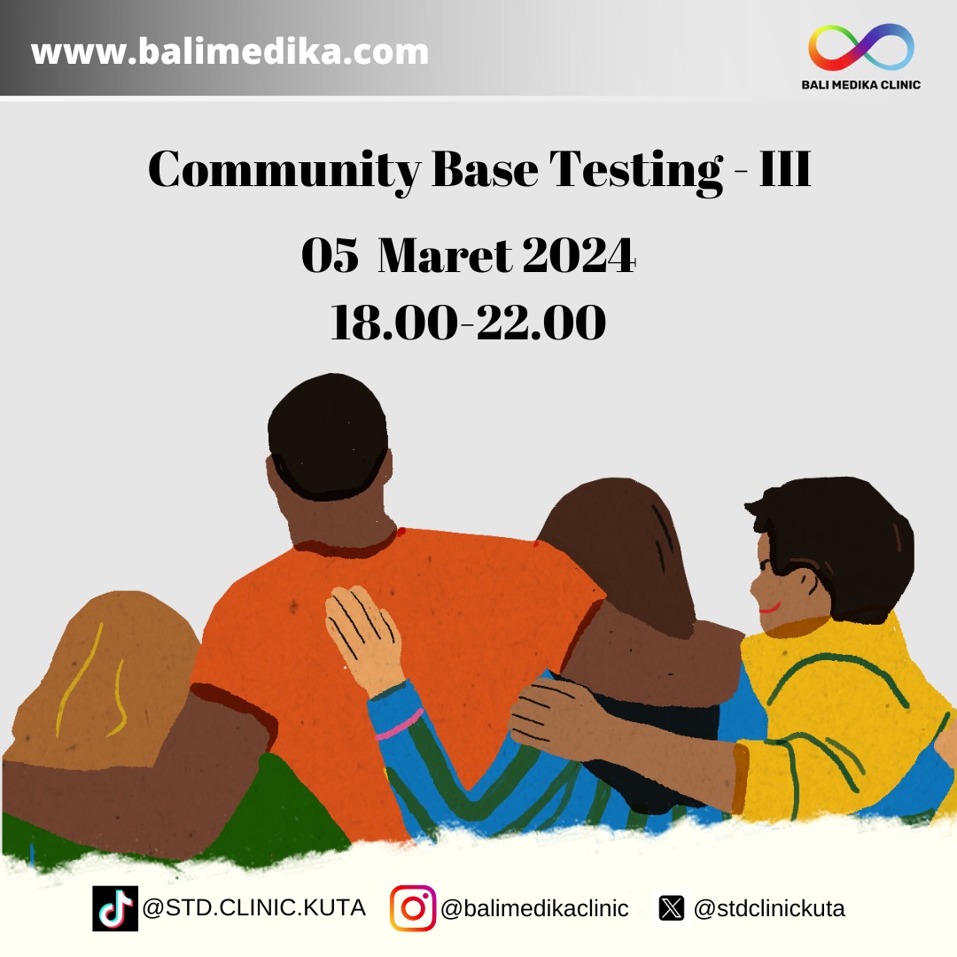 balimedikainfo's tweet photo. community base testing ke 3 kembali kami adakan pada tgl 5 maret 2024 , jam 6 sore - 10 Malam .

dimana testing dilakukan Oleh komunitas , menggunakan sample darah Dari Jari tangan untuk pemeriksaan HIV dan Syphilis combo . hasil nya Bisa diketahui dalam waktu kurang Dari 15 mnt https://t.co/hxvlTHE95C