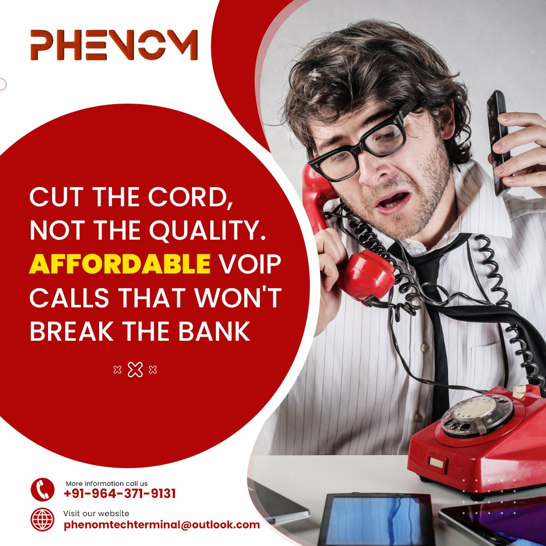 phenom_tec15092's tweet photo. VOIP is new age requirement.

Contact us for more Information

🔗Visit Our Website: https://t.co/ehWdRq8yLv
📞 Call Now: +91-964-371-9131

#phenom #voip #phenomtechterminal #voipservices #voipprovider #futureofcalling #VOIPUpgrade #BusinessEfficiency #NewAgeCommunication https://t.co/fMcFlFqRbS