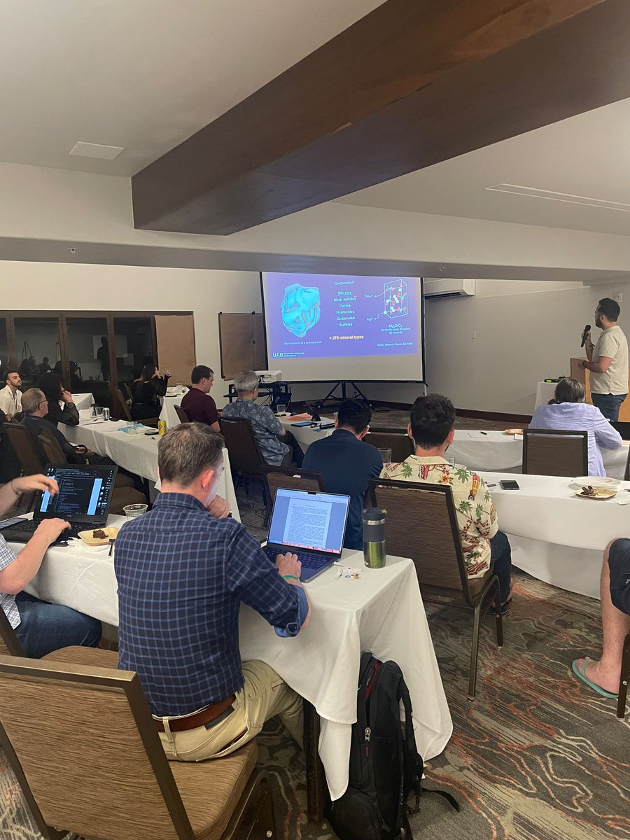 QuantumGrain participation in the ICE workshop in Kauai 🏝️ It has been an incredible week with exciting science and fun! 🥳 Here are the contributions of @gerard_pareras and @Mat_TR! #astrochemistry #compchem