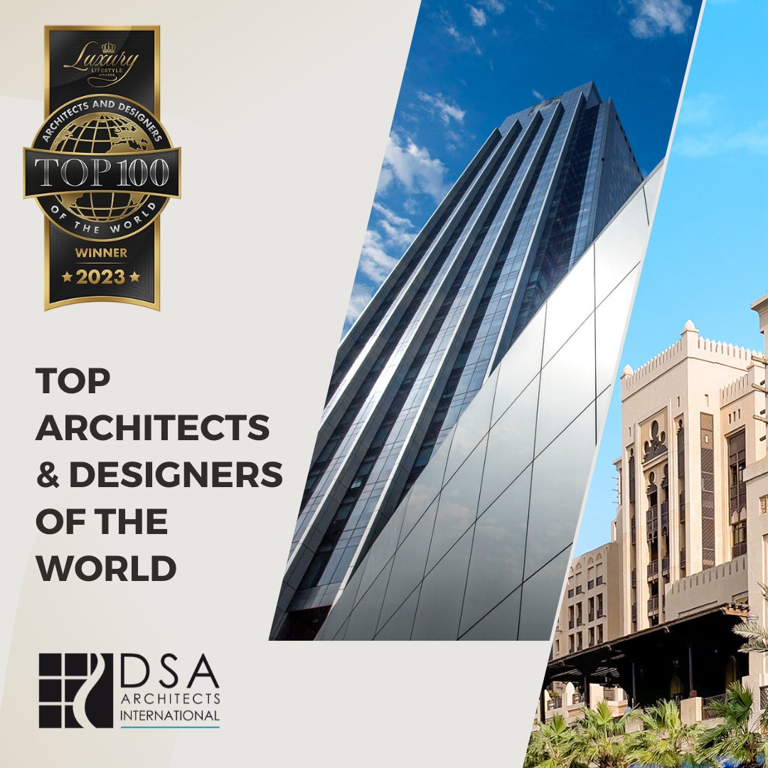 We are honoured to be recognised among the Top 100 Architects and Designers of 2023 by Luxury Lifestyle Awards! bit.ly/49SJYzf