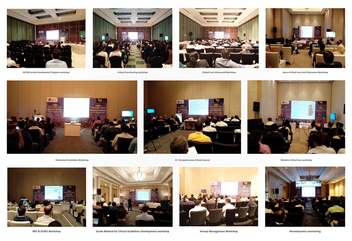 isccmnational's tweet photo. CRITICARE 2024 workshops start with a bang … on time with packed halls !!
#isccm #criticare #Workshop https://t.co/edJS2yBZYu