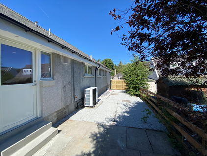 Braemar Health Centre replaced their kerosene boiler with an air source heat pump - saving approx. 5 tonnes of CO2 emissions per year. Sheep wool insulation, solar panels, LED lights and EV charge points were also introduced. This pilot project is paving the way for future work!