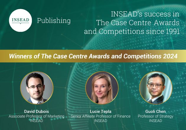 We had 3 wins at <a href="/TheCaseCentre/">The Case Centre</a> Awards and Competitions 2024, making us the first institution to surpass 100 awards since the beginning of the competition in 1991!

Congrats to all who made this possible!

Read more: publishing.insead.edu/news/insead-se…

#inseadmoments #faculty #research
