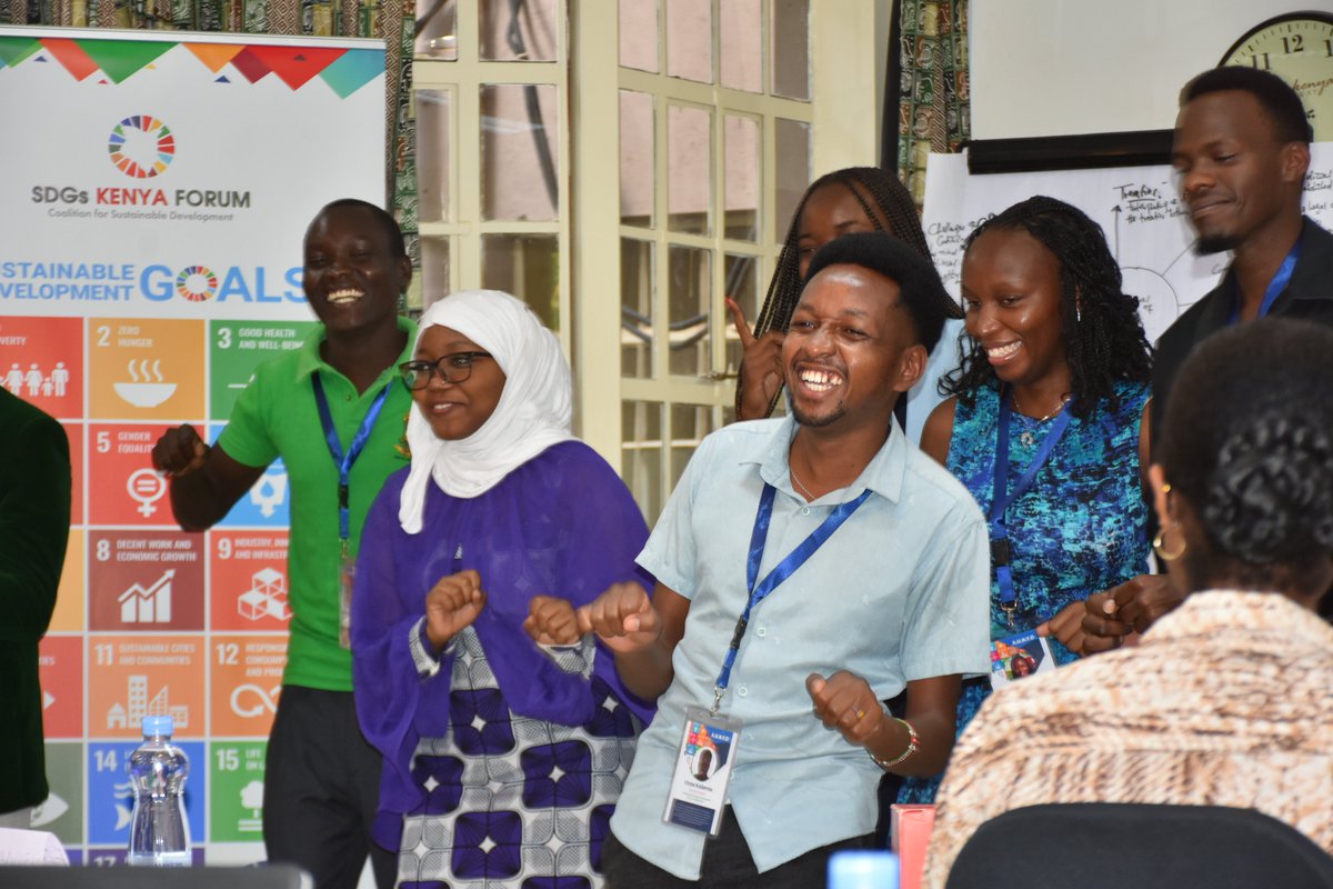 SDGsKenyaForum's tweet photo. The incredible energy &amp; enthusiasm of the Fellows on Day 3 was contagious! We built their capacity to be proficient on 🇰🇪engagement at the UN &amp; the contribution of the UN in promoting #GlobalGoals  in 🇰🇪 @AUNYD_2023  @alive_in_time @EugineSteph #youthvoicesforAfrica #AUNYDKe https://t.co/l8EnLbBYov