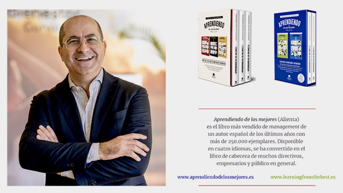 Alienta's tweet photo. Francisco Alcaide, autor del bestseller "Aprendiendo de los mejores", es uno de nuestros autores de cabecera en el campo de la superación personal. 

Este post con 8 claves para mejorar la productividad es fantástico.

@falcaide @eexcellence 

⭐️ https://t.co/897uQQ60Pk https://t.co/tpe2UZZdzm