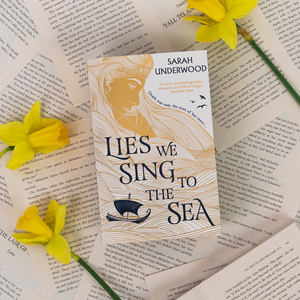 She's here 💛🌊 Lies We Sing to the Sea , the lyrical masterpiece of 2023 by @s_e_c_underwood is now out in paperback! If sapphic, tragic romantasies are your vibe - look no further! Order here: ow.ly/uWFQ50QJ6Ya