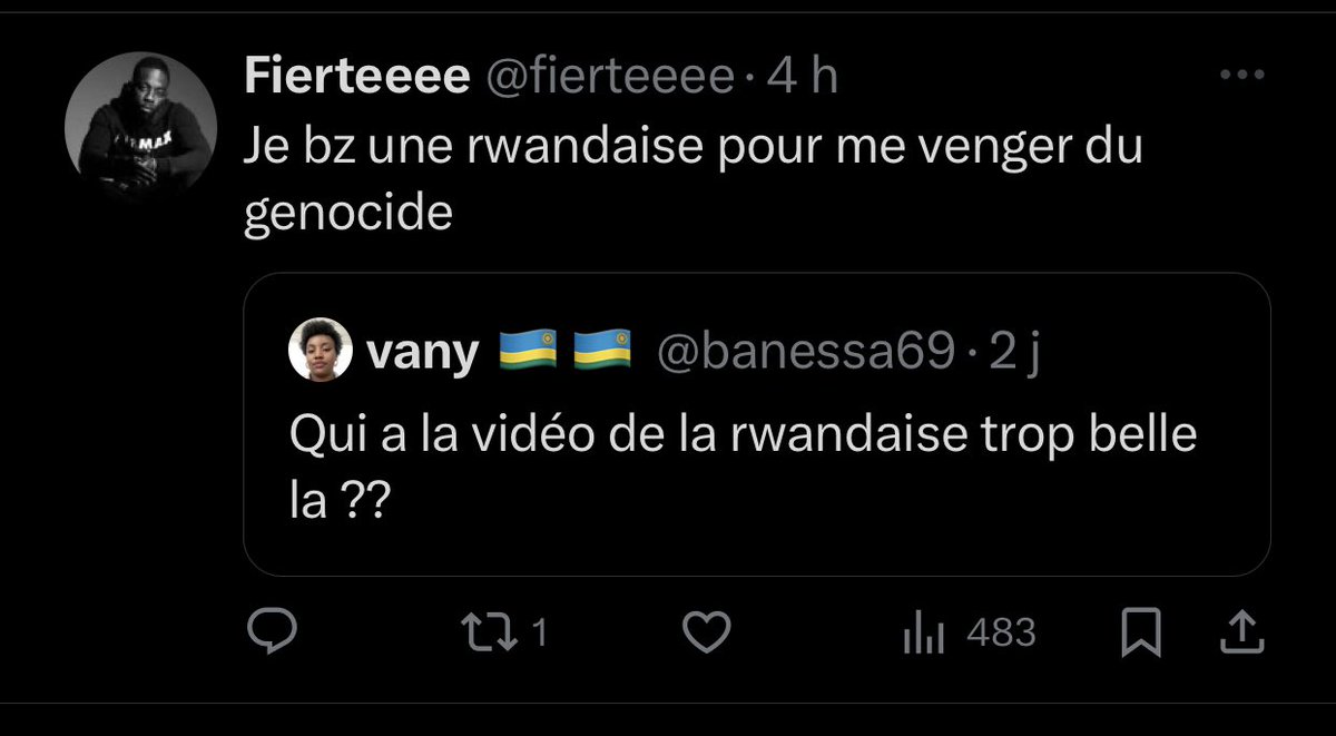banessa69's tweet photo. La vague de haine que je reçois avec de tweet est juste hallucinant. Le fait de tout mélanger comme ça montre le très peu de connaissance que vous avez de ce qui se passe dans votre pays https://t.co/hVoZRHB42H