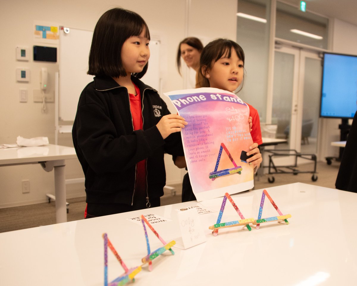 yis's tweet photo. STUDENT MARKETPLACE: As part of their unit of inquiry Gr. 3 Students collaborated in groups to design and create a product to bring to market. They worked with a budget for materials and had a specified time-limit to create their products before selling them. #yislearning #YISES https://t.co/Mqo11O6o2Y