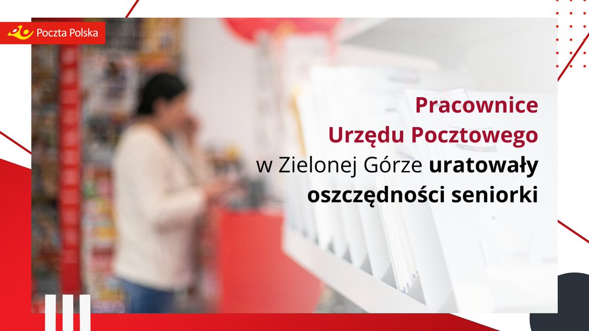 👏 Pracownicom <a href="/PocztaPolska/">PocztaPolska</a> w Zielonej Górze należą się brawa!🌟Dzięki ich czujności udało się udaremnić próbę oszustwa matrymonialnego na kwotę ponad 2 tys. zł.🚫 
👉16 lutego br. starsza Klientka chciała nadać przekaz do Turcji, ale jej nietypowe zachowanie zaniepokoiło