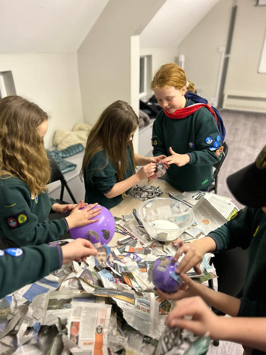 Cubs reaching for the stars! An exciting day was had as they dived into astronomy for thier badge, crafting a dazzling paper maché solar system. Creativity meets education as we explore the wonders of the cosmos together! #SkillsForLife