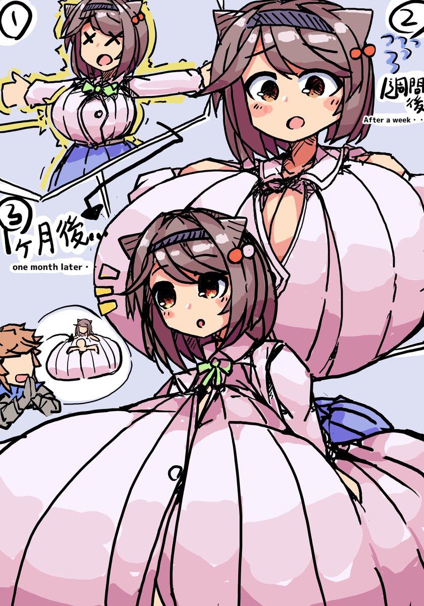 #今月の乳盛絵を晒せ 