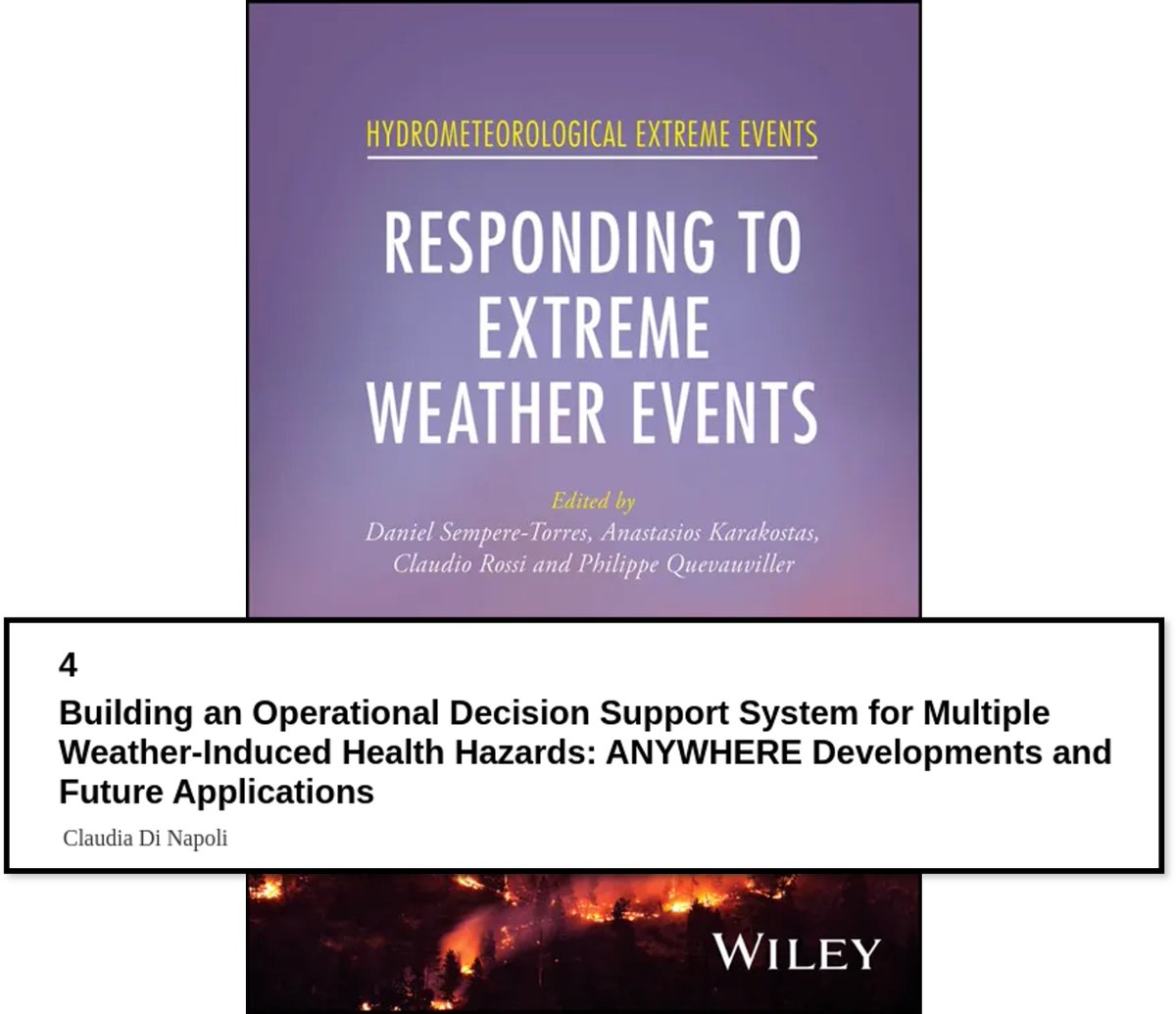 Want to predict two or more health hazards at once but have no idea where to start from? 🤔 Happy to be now sharing my tips and tools from my experience in compound heatwave-air pollution forecasting 🌡️😷 📑 Check out this brand new book: doi.org/10.1002/978111…